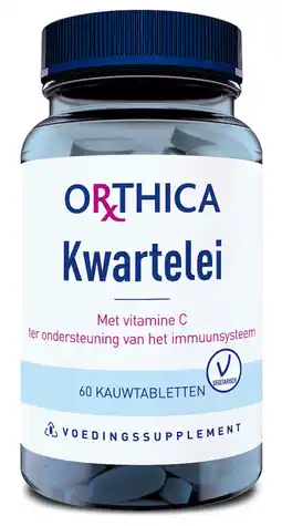 De Online Drogist Orthica kwartelei kauwtabletten 60ktb aanbieding