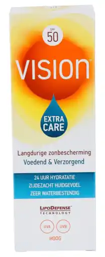 De Online Drogist Vision extra care spf50 180ml aanbieding
