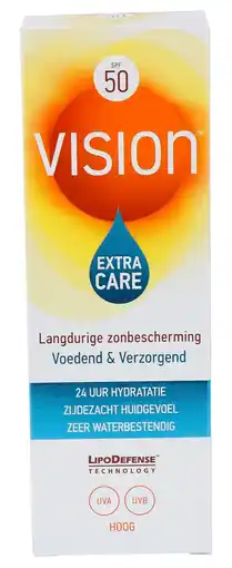 De Online Drogist Vision extra care spf50 180ml aanbieding