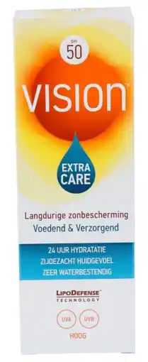 De Online Drogist Vision extra care spf50 180ml aanbieding