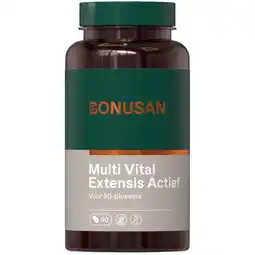 De Online Drogist Bonusan multi vital extensis actief tabletten 90tb aanbieding