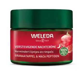 De Online Drogist Weleda granaatappel & maca verstevigende nachtcrème 40ml aanbieding