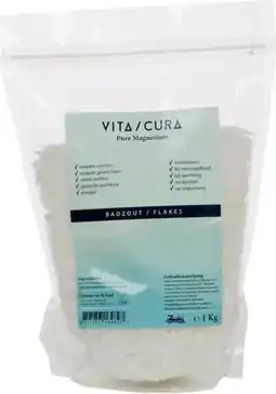 De Online Drogist Vita cura magnesium badzout vlokken 1kg aanbieding