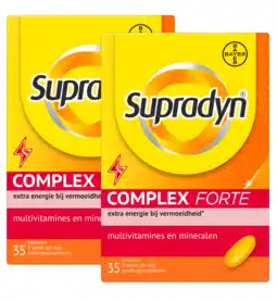 De Online Drogist Supradyn complex forte tabletten duoverpakking 2x35tb aanbieding