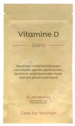 De Online Drogist Care for women womens vitamine d capsules 60cp aanbieding