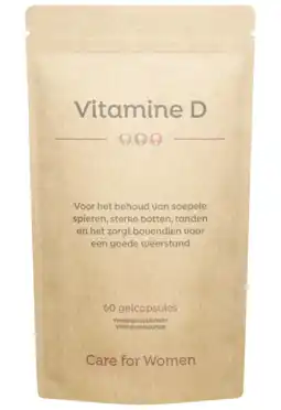 De Online Drogist Care for women womens vitamine d capsules 60cp aanbieding