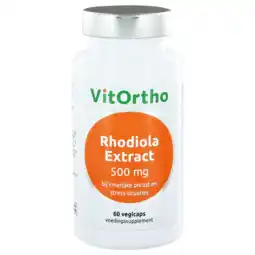 De Online Drogist Vitortho rhodiola extract 500mg capsules 60cp aanbieding