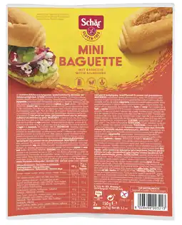 De Online Drogist Schar mini baguette glutenvrij 150gr aanbieding