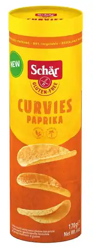 De Online Drogist Schar curvies chips paprika glutenvrij 170gr aanbieding