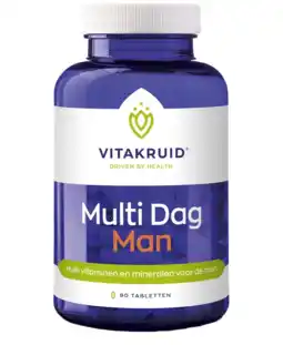 De Online Drogist Vitakruid multi dag man tabletten 90tb aanbieding