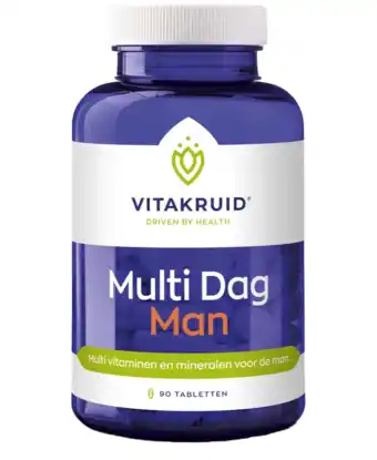 De Online Drogist Vitakruid multi dag man tabletten 90tb aanbieding
