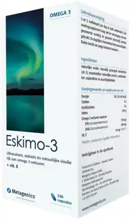 De Online Drogist Metagenics eskimo 3 capsules 250cp aanbieding
