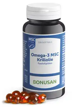 De Online Drogist Bonusan omega-3 msc krillolie softgels 120sg aanbieding