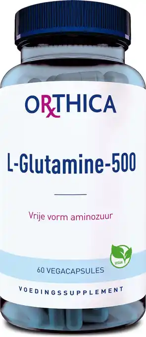 De Online Drogist Orthica l-glutamine-500 capsules 60cp aanbieding