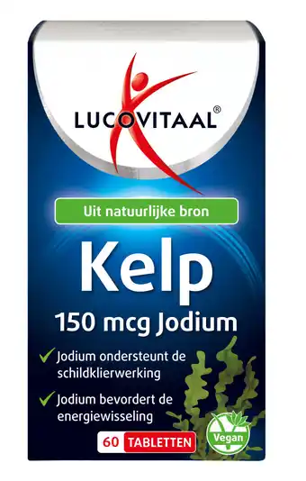 De Online Drogist Lucovitaal pure kelp jodium tabletten 60tb aanbieding