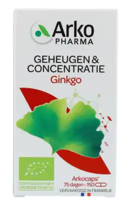 De Online Drogist Arkocaps ginkgo capsules 150cp aanbieding