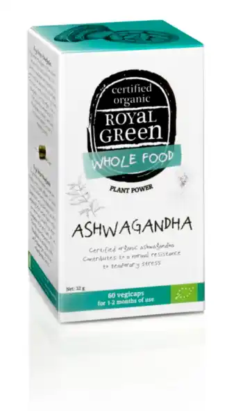 De Online Drogist Royal green ashwagandha capsules 60vcp aanbieding