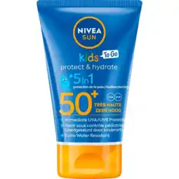 De Online Drogist Nivea sun kids to go spf50+ 50ml aanbieding