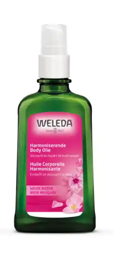 De Online Drogist Weleda wilde rozen harmoniserende body olie 100ml aanbieding