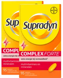 De Online Drogist Supradyn complex forte tabletten -duoverpakking 2x95tb aanbieding