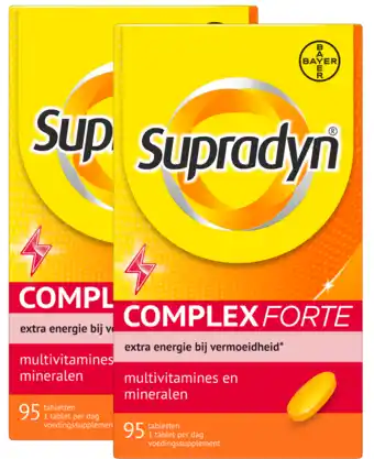 De Online Drogist Supradyn complex forte tabletten -duoverpakking 2x95tb aanbieding