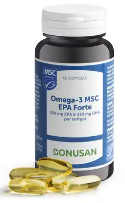 De Online Drogist Bonusan omega-3 msc epa forte softgels 60sg aanbieding