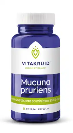 De Online Drogist Vitakruid mucuna pruriens vega capsules 60vcp aanbieding
