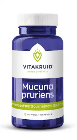 De Online Drogist Vitakruid mucuna pruriens vega capsules 60vcp aanbieding
