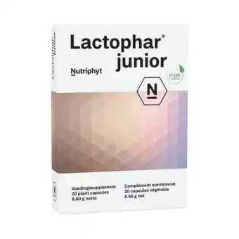 De Online Drogist Nutriphyt lactophar junior capsules 20cp aanbieding