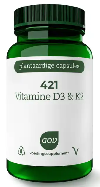 De Online Drogist Aov 421 vitamine d3 & k2 vegacaps 60vcp aanbieding