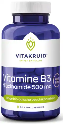 De Online Drogist Vitakruid b3 niacinamide 500mg capsules 90cp aanbieding