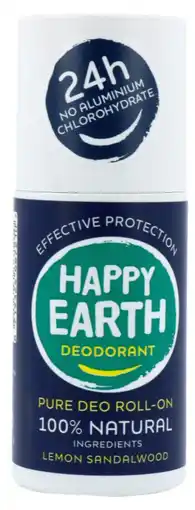 De Online Drogist Happy earth 100% natuurlijke deo roll-on men protect 75ml aanbieding