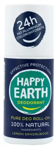 De Online Drogist Happy earth 100% natuurlijke deo roll-on men protect 75ml aanbieding