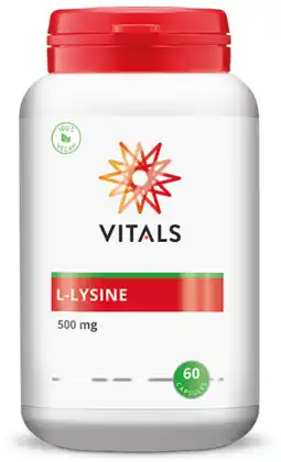 De Online Drogist Vitals l-lysine capsules 60cp aanbieding