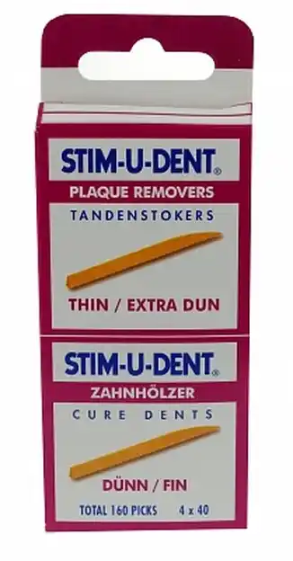 De Online Drogist Stimudent stim-u-dent tanden stokers dun/extra dun 160st aanbieding
