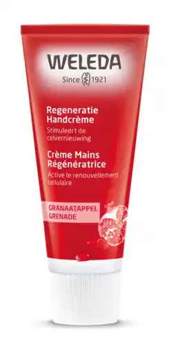 De Online Drogist Weleda granaatappel regeneratie handcreme 50ml aanbieding