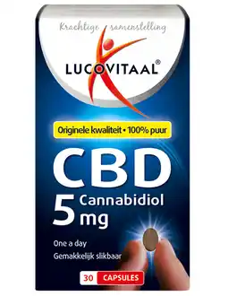 De Online Drogist Lucovitaal cbd cannabidiol 5mg capsules 30cp aanbieding