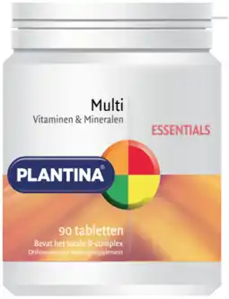 De Online Drogist Plantina essentials multi tabletten 90tb aanbieding