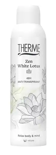 De Online Drogist Therme zen white lotus deodorant spray 150ml aanbieding