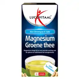 De Online Drogist Lucovitaal magnesium groene thee zakjes 20st aanbieding