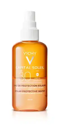 De Online Drogist Vichy capital soleil zonbeschermend water spf30 bruine teint 200ml aanbieding