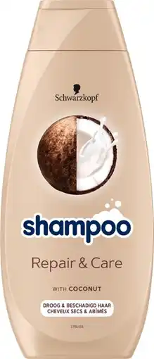 De Online Drogist Schwarzkopf shampoo repair & care 400ml aanbieding