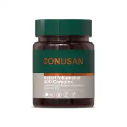 De Online Drogist Bonusan foliumzuur actief 400 mcg plus tabletten 90tb aanbieding