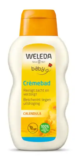 De Online Drogist Weleda baby calendula crèmebad 200ml aanbieding