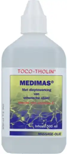 De Online Drogist Toco tholin medimas massage olie 500ml aanbieding