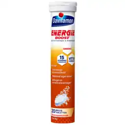 De Online Drogist Davitamon energie boost ginseng bruistabletten 20tb aanbieding