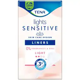 De Online Drogist Tena lights inlegkruisjes light gevoelige huid 28st aanbieding