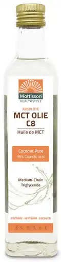 De Online Drogist Mattisson healthstyle mct olie c8 250ml aanbieding