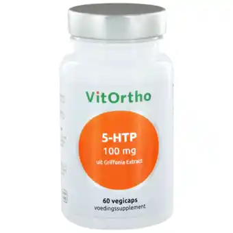 De Online Drogist Vitortho 5-htp 100 mg vegicaps 60cp aanbieding