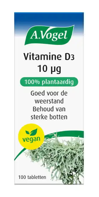 De Online Drogist A.vogel vitamine d3 10 μg tabletten 100tb aanbieding